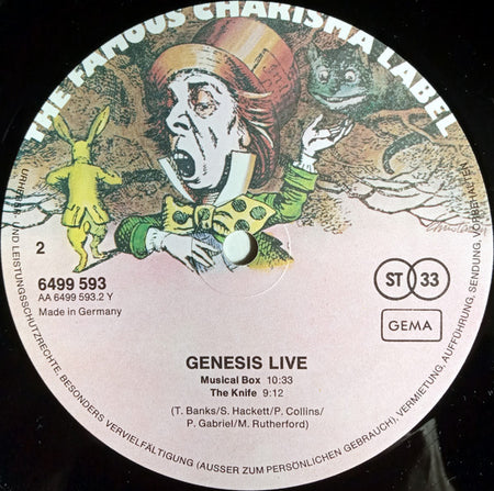 Genesis : Live (LP, Album, RP)