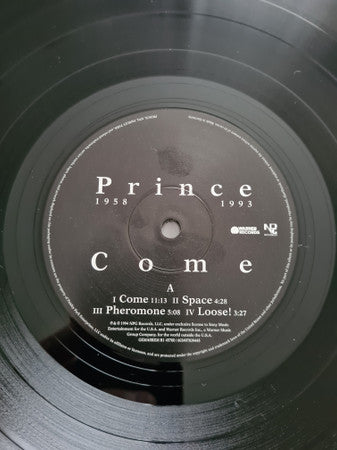Prince : Come (LP, Album, RE)