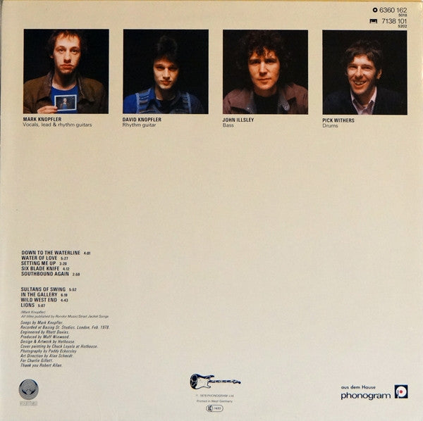 Dire Straits : Dire Straits (LP, Album, RE, Red)
