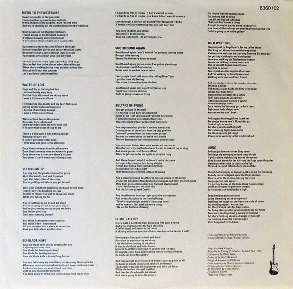 Dire Straits : Dire Straits (LP, Album, RE, Red)
