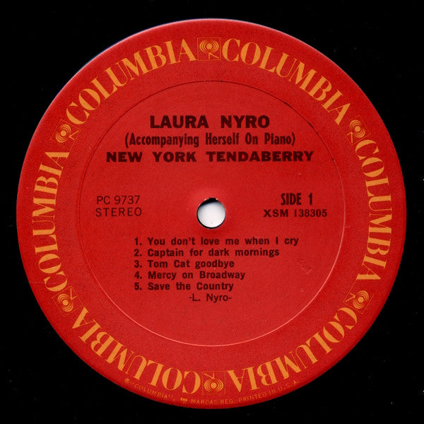 Laura Nyro : New York Tendaberry (LP, Album, RE, Car)
