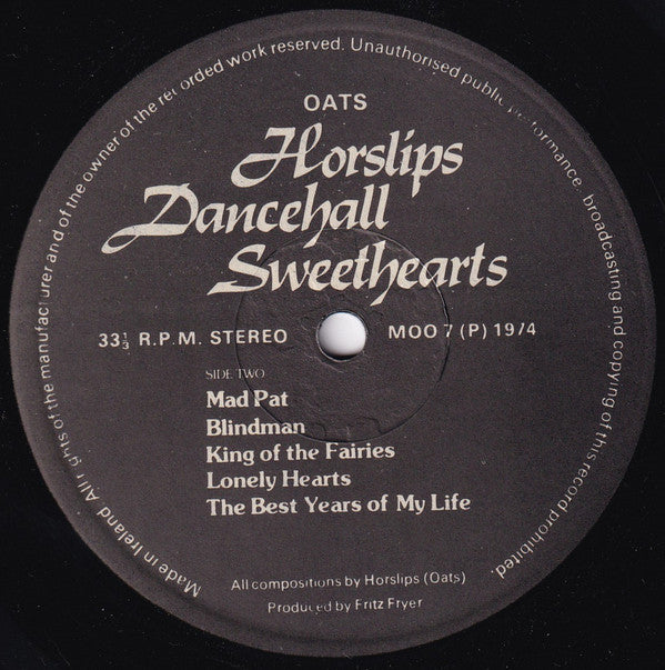 Horslips : Dancehall Sweethearts (LP, Album)