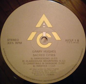 Garry Hughes : Sacred Cities (LP)