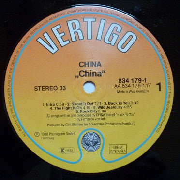 China (6) : China (LP, Album)
