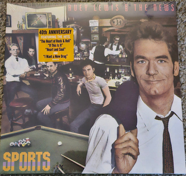 Huey Lewis & The News : Sports (LP, Album, RE, 40t)