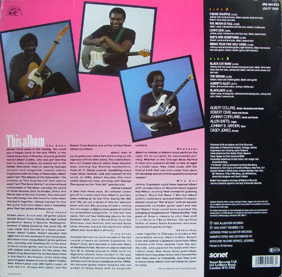 Albert Collins / Robert Cray / Johnny Copeland : Showdown! (LP, Album)