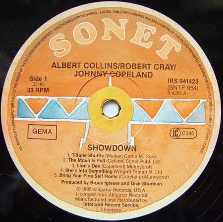 Albert Collins / Robert Cray / Johnny Copeland : Showdown! (LP, Album)