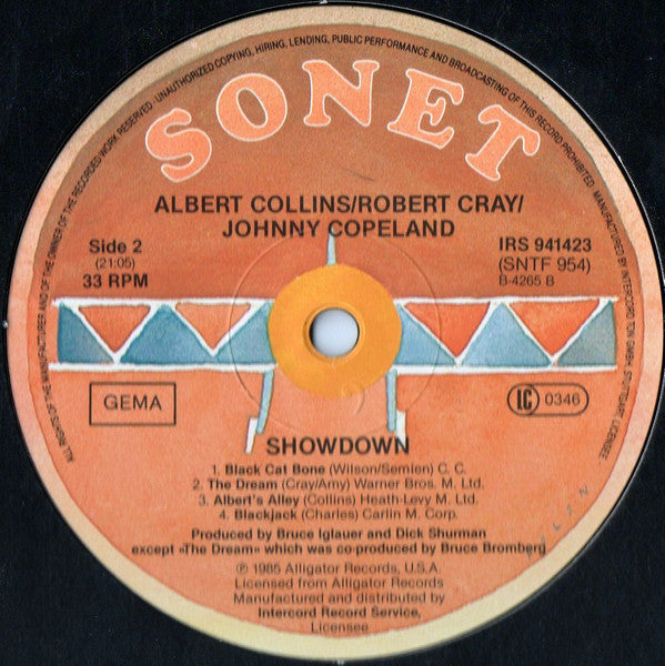 Albert Collins / Robert Cray / Johnny Copeland : Showdown! (LP, Album)
