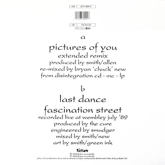 The Cure : Pictures Of You (12", Single)