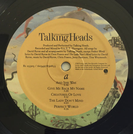 Talking Heads : Little Creatures (LP, Album, RE)