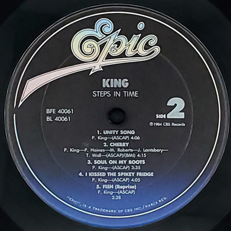 King : Steps In Time (LP, Album)