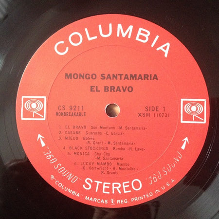 Mongo Santamaria : El Bravo! (LP, Album)