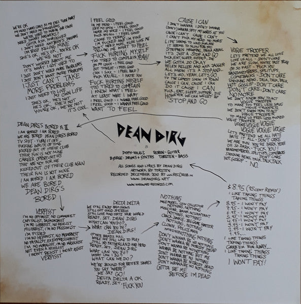 Dean Dirg : Verpisst (LP, Album)