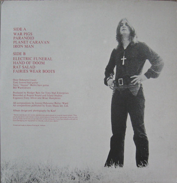 Black Sabbath : Paranoid (LP, Album, RE, Gat)