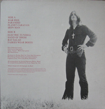Black Sabbath : Paranoid (LP, Album, RE, Gat)