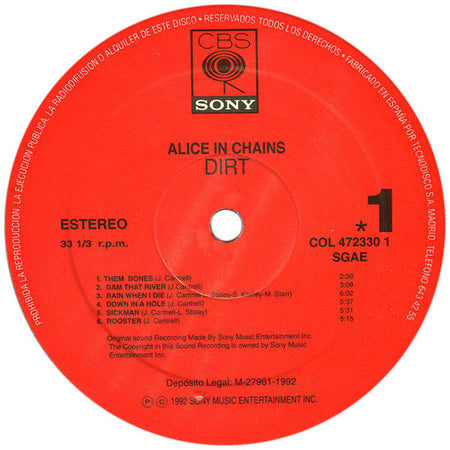 Alice In Chains : Dirt (LP, Album)