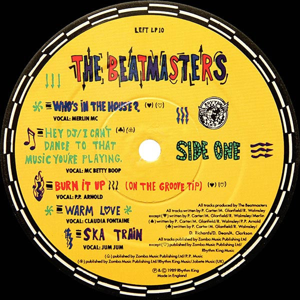 The Beatmasters : Anywayawanna (LP, Album)