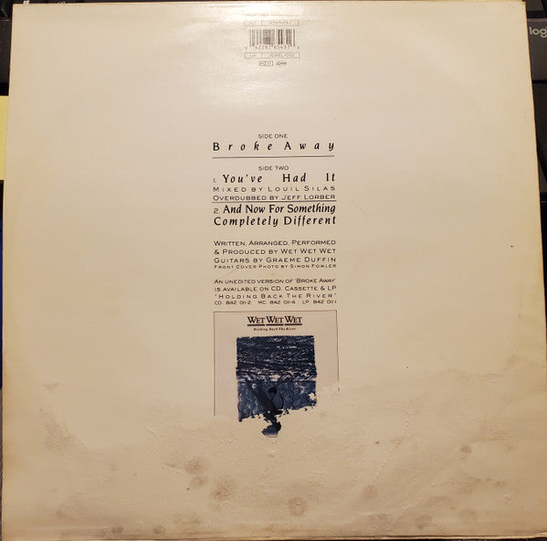Wet Wet Wet : Broke Away (12", Single)