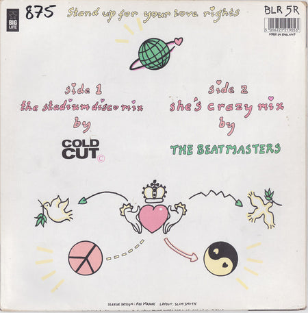 Yazz : Stand Up For Your Love Rights (The Remixes) (12")