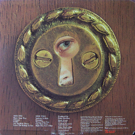 Contraband (8) : Nothing To Hide (LP, Album)