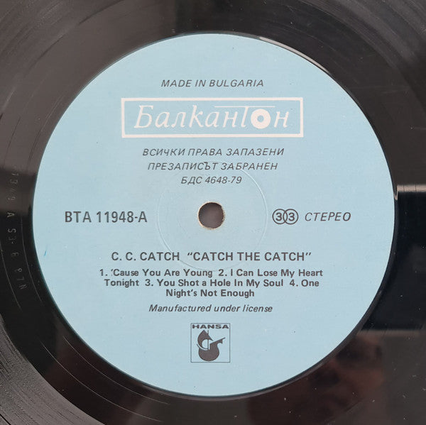 C.C. Catch : Catch The Catch (LP, Album, RP)