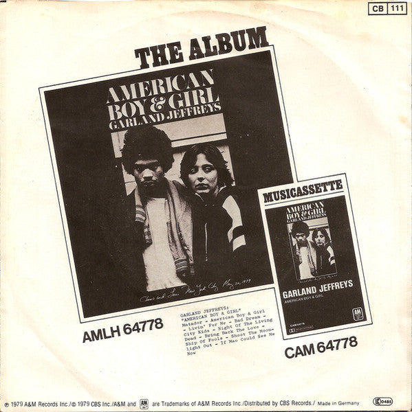 Garland Jeffreys : Matador (7", Single, Son)