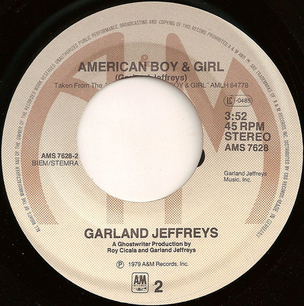 Garland Jeffreys : Matador (7", Single, Son)
