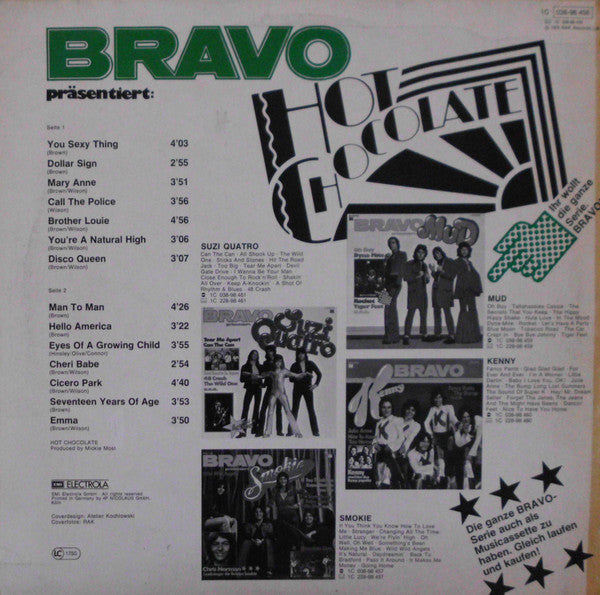 Hot Chocolate : BRAVO Präsentiert: Hot Chocolate (LP, Comp, Mono)