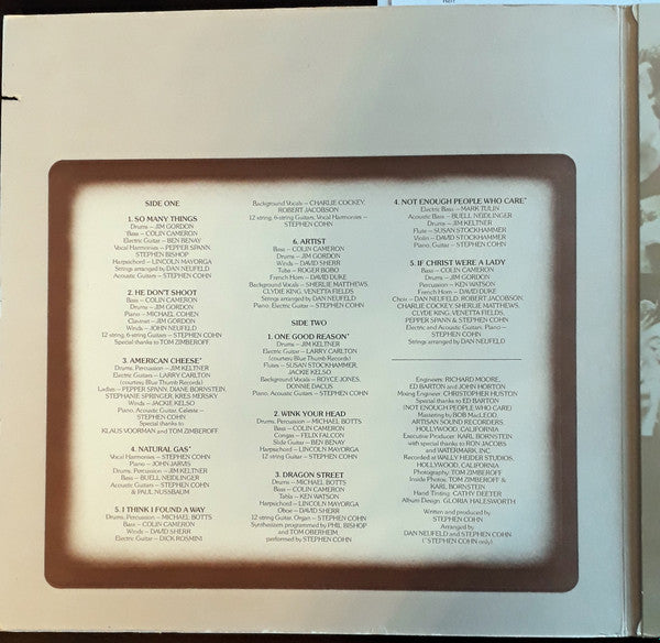 Stephen Cohn : Stephen Cohn (LP, Album, RP, Gat)