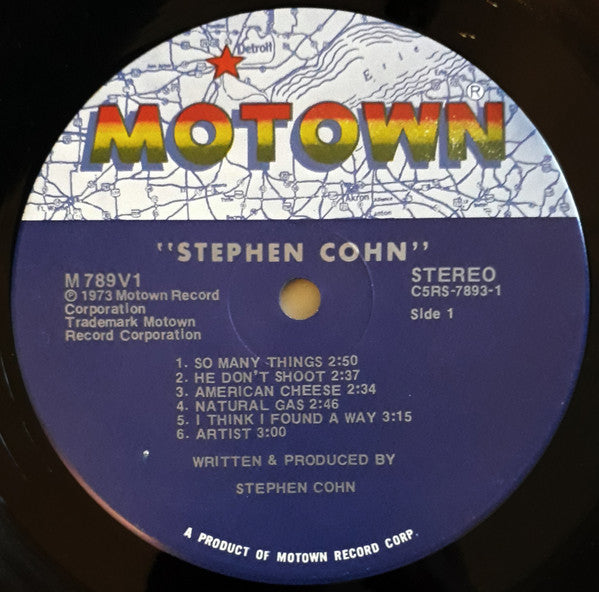 Stephen Cohn : Stephen Cohn (LP, Album, RP, Gat)