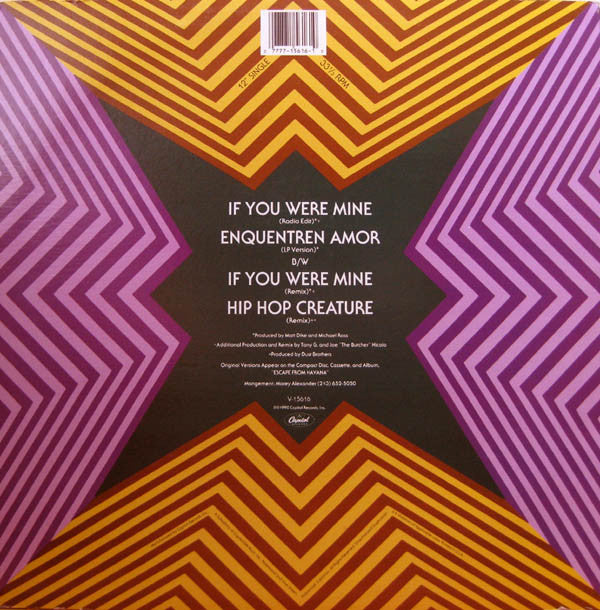 Mellow Man Ace : If You Were Mine (12", Single)