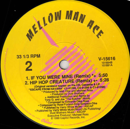 Mellow Man Ace : If You Were Mine (12", Single)