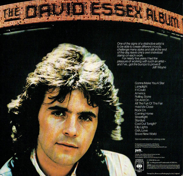 David Essex : The David Essex Album (LP, Album, Comp)