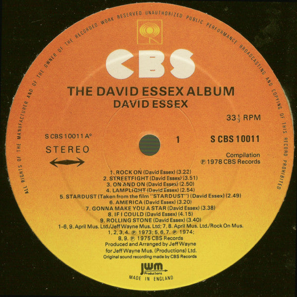 David Essex : The David Essex Album (LP, Album, Comp)