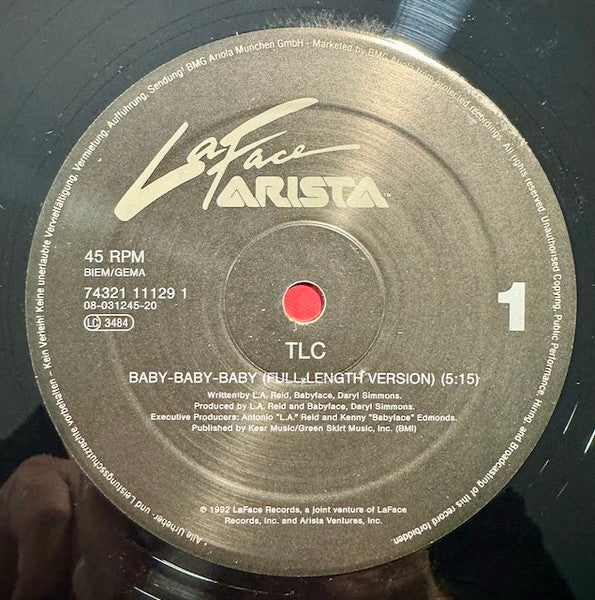 TLC : Baby-Baby-Baby (12", Maxi, Bla)