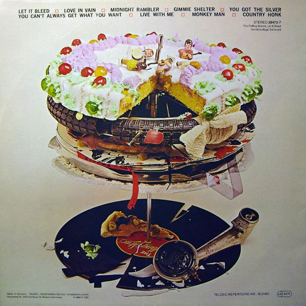 The Rolling Stones : Let It Bleed (LP, Album, Club, RE)