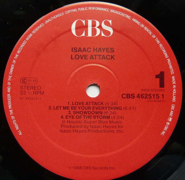Isaac Hayes : Love Attack (LP)