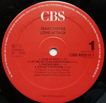Isaac Hayes : Love Attack (LP)