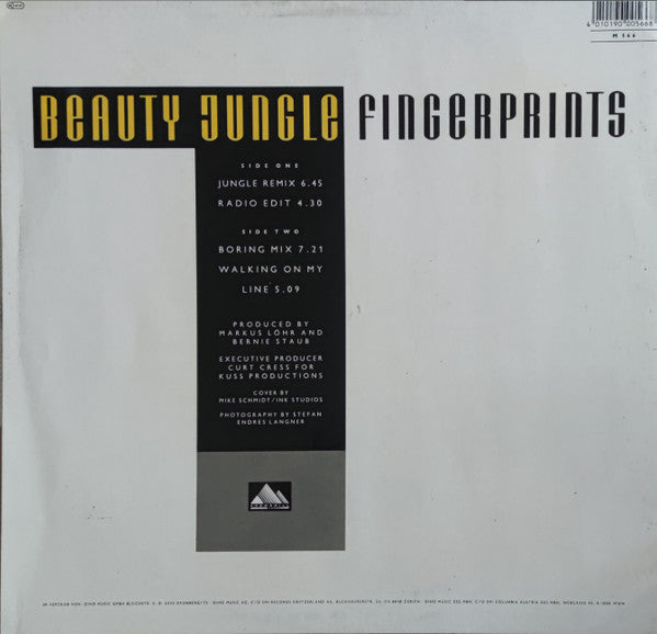 Beauty Jungle : Fingerprints (12", Maxi)