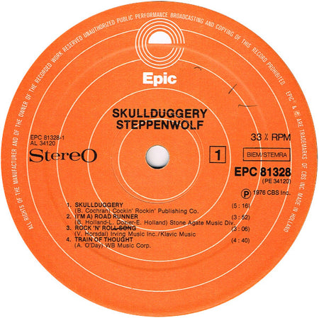Steppenwolf : Skullduggery (LP, Album)