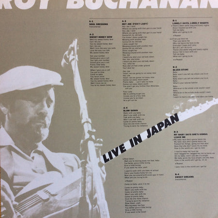 Roy Buchanan : Live In Japan (LP, Album)