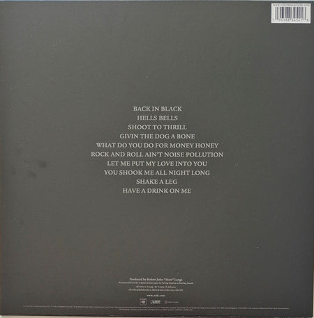 AC/DC : Back In Black (LP, Album, RE, RM, S/Edition, Gol)