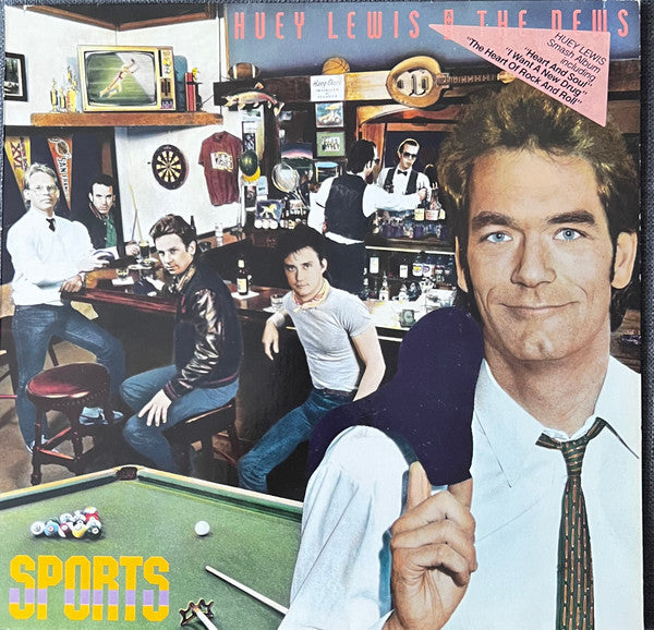 Huey Lewis & The News : Sports (LP, Album)