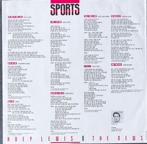 Huey Lewis & The News : Sports (LP, Album)