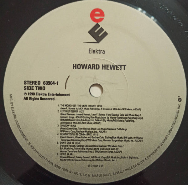 Howard Hewett : Howard Hewett (LP, Album)