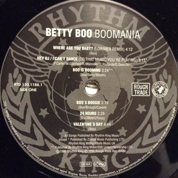 Betty Boo : Boomania (LP, Album)