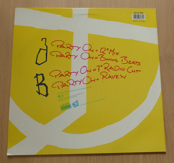 System X (4) : Party On (12", EP, HOT)