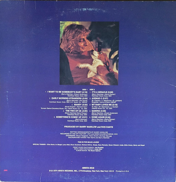 Barry Manilow : Barry Manilow II (LP, Album, Club, RE)