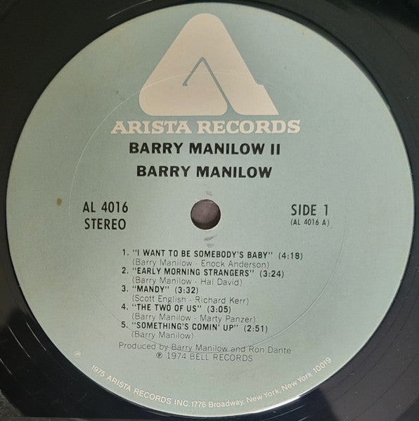 Barry Manilow : Barry Manilow II (LP, Album, Club, RE)