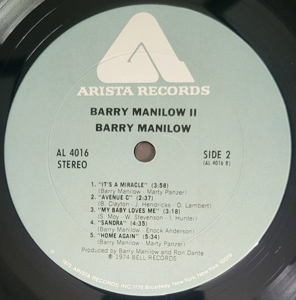 Barry Manilow : Barry Manilow II (LP, Album, Club, RE)
